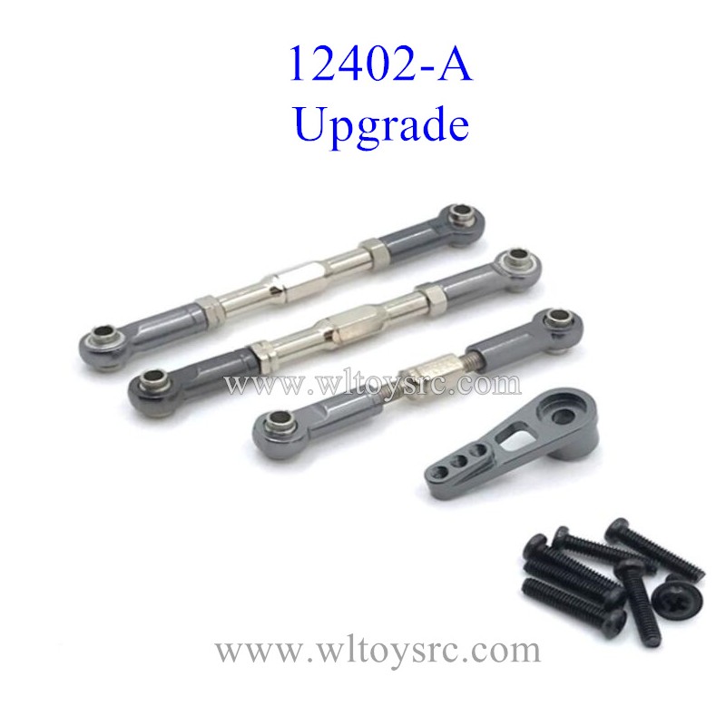 WLTOYS 12402-A Upgrade Parts Metal Connect Rods Titanium