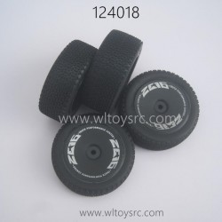 WLTOYS 124018 Tires with Wheel, Original Parts
