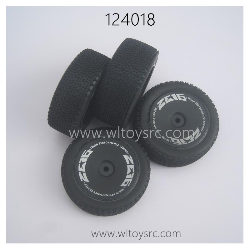 WLTOYS 124018 Tires with Wheel, Original Parts