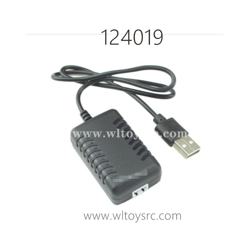 WLTOYS 124019 1/12 RC Buggy Parts 7.4V 2000MaH USB Charger