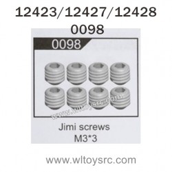WLTOYS 12423 12427 12428 RC Car Parts 0098 Jimi Screws