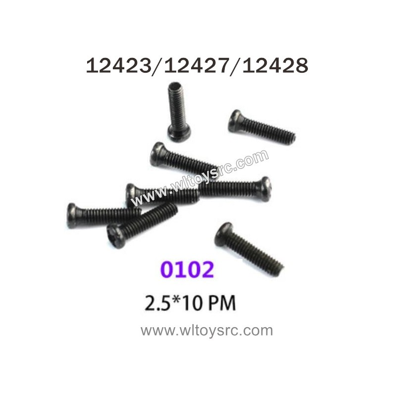 WLTOYS 12423 12427 12428 Parts 0102 Screws