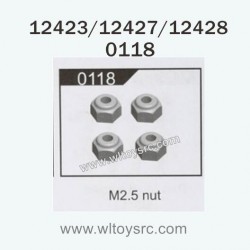 WLTOYS 12423 12427 12428 Parts 0118-M2.5 Nut