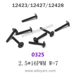 WLTOYS 12423 12427 12428 Parts 0325 Screws