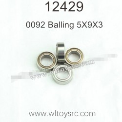 WLTOYS 12429 1/12 RC Car Parts, Balling 0092