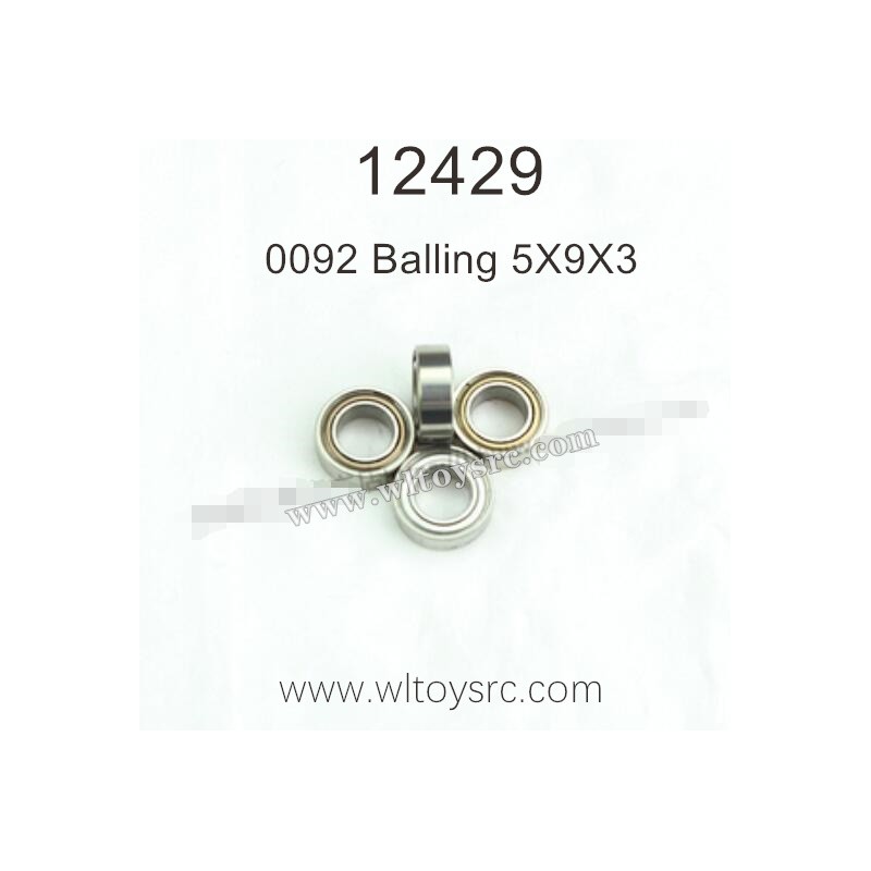WLTOYS 12429 1/12 RC Car Parts, Balling 0092
