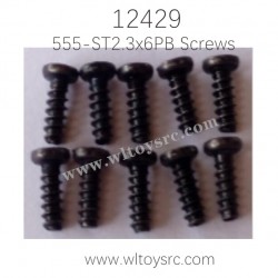 WLTOYS 12429 Parts, 555 ST2.3x6PB Screws
