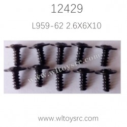 WLTOYS 12429 Parts, L959-62 Self-tapping screws with Round Head