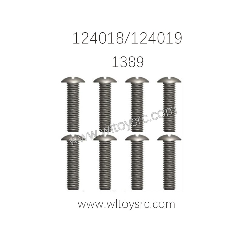 WLTOYS 124018 124019 Parts 1389 Phillips round head machine screw