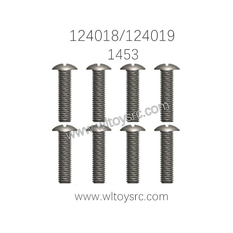 WLTOYS 124018 124019 Parts 1453-Phillips Round Head Machine Screw