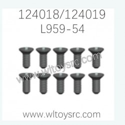 WLTOYS 124018 124019 Parts L959-54 Countersunk head tapping screw