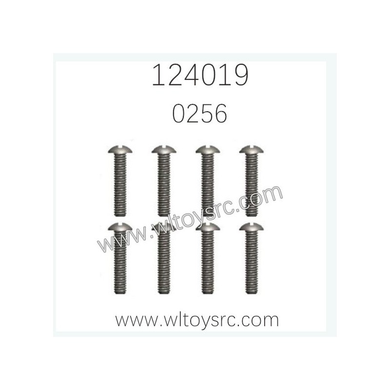 WLTOYS 124019 Parts 0256 Screw 3X12PM