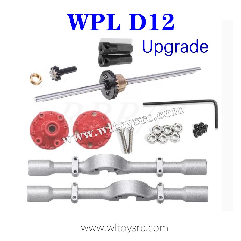 WPL D12 Upgrades Rear Axle Assembly with Differential