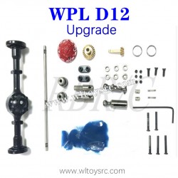 WPL D12 Upgrades Metal Parts, Rear Axle Shell and Drive Shaft