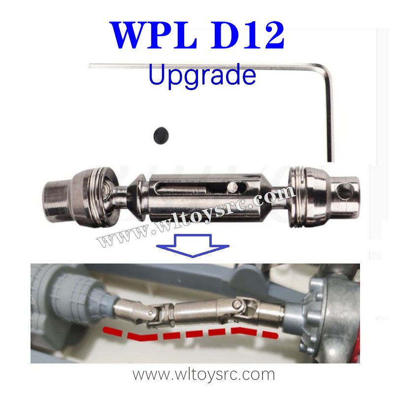 WPL D12 1/10 Upgrades Parts, Transmission Shaft Sliver