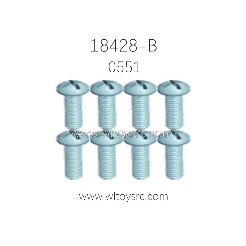 WLTOYS 18428-B Parts, Screws ST1.7X4PB 0551
