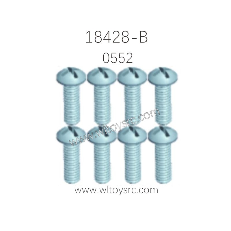 WLTOYS 18428-B Parts, 0552 ST1.7X8PB Screws