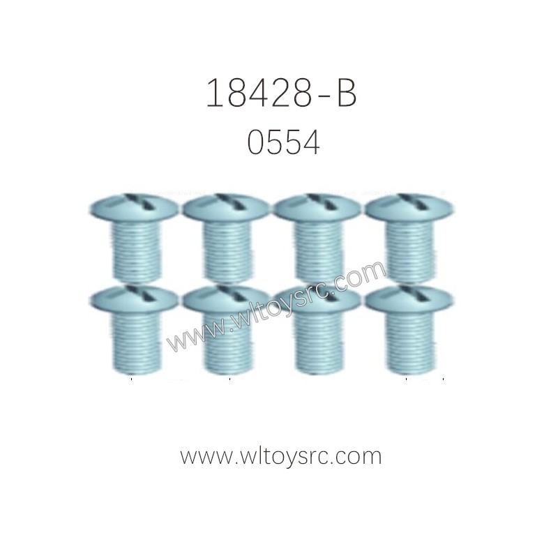 WLTOYS 18428-B Parts, 0554 ST2.3X4PB Screws
