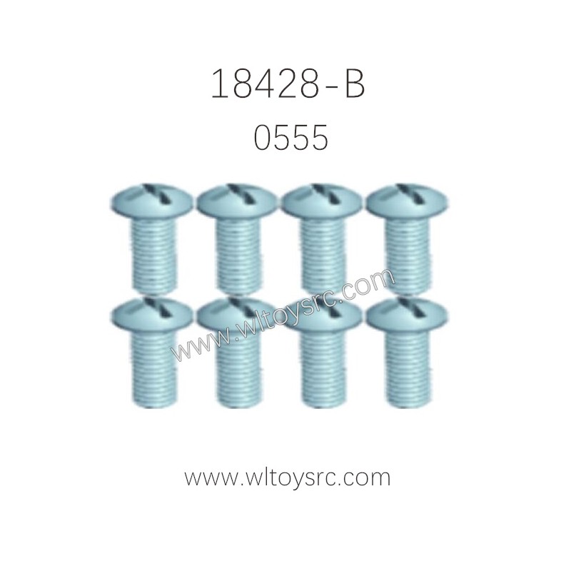 WLTOYS 18428-B Parts, 0555 ST2.3X6PB Screws