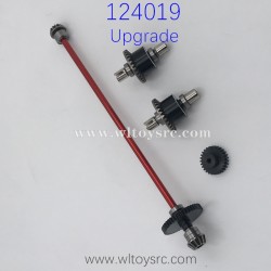 WLTOYS 124019 Upgrade Parts Central Drive Shaft and Differential Assembly