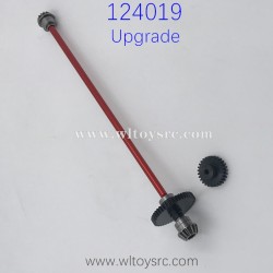 WLTOYS 124019 Upgrade Parts Central Drive Shaft Assembly, Red