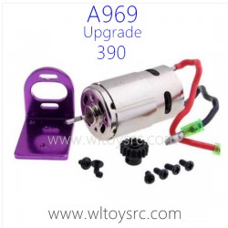 WLTOYS A969 Racing Upgrade Parts, 390 Motor Purple