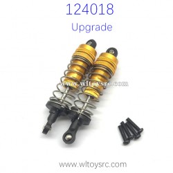 WLTOYS 124018 Upgrade parts Shock Absorbers Golden