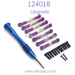 WLTOYS 124018 RC Car Upgrade parts, Connect Rod Set