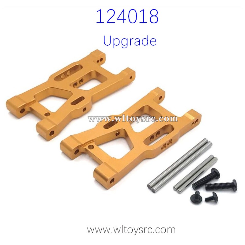 WLTOYS 124018 Upgrade parts, Front Swing Arm Golden