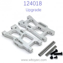 WLTOYS 124018 RC Car Upgrade parts, Rear Swing Arm Silver