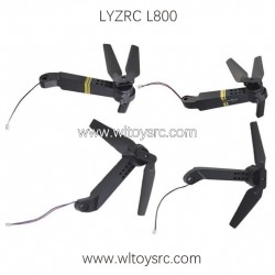 LYZRC L800 4K RC Drone Parts, Motor set with Propellers, Li Ye Zhan Toys