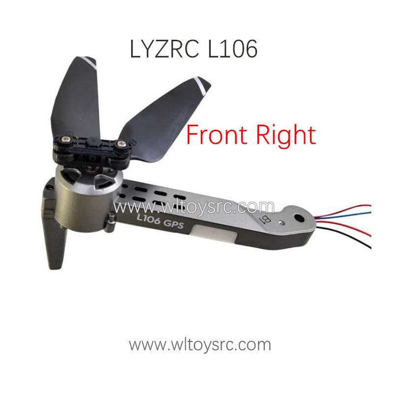 LYZRC L106 Pro Drone Parts Front Right with Motor