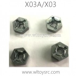 XLF X03A X03 RC Car Parts, Hexagon Set C12069