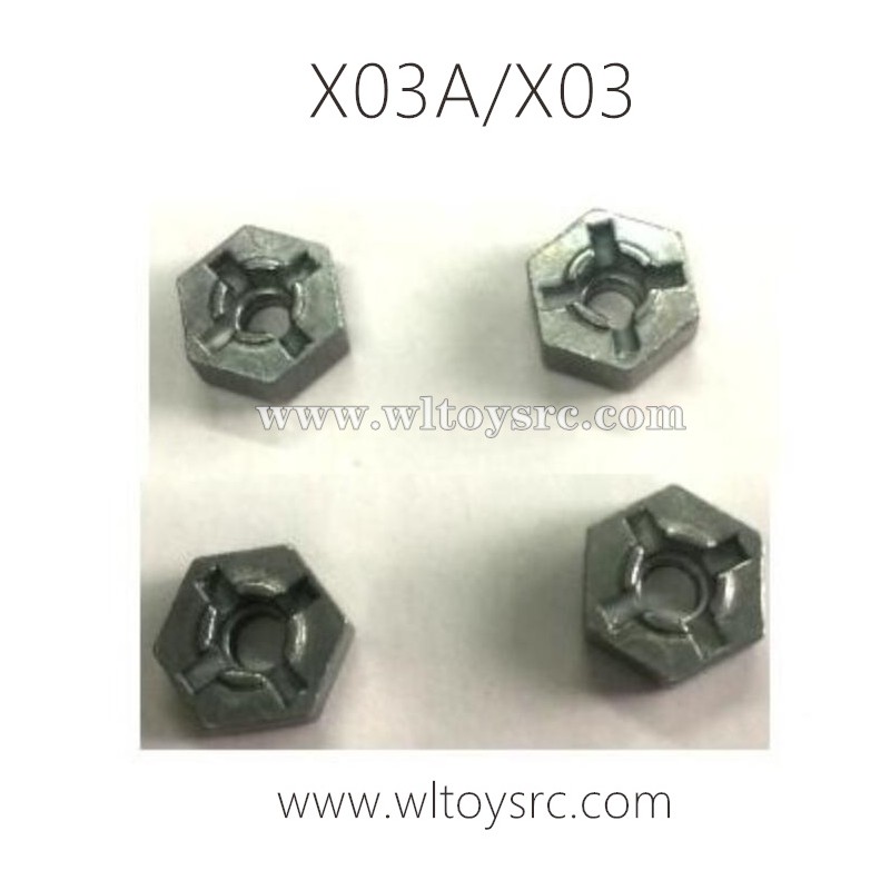 XLF X03A X03 RC Car Parts, Hexagon Set C12069