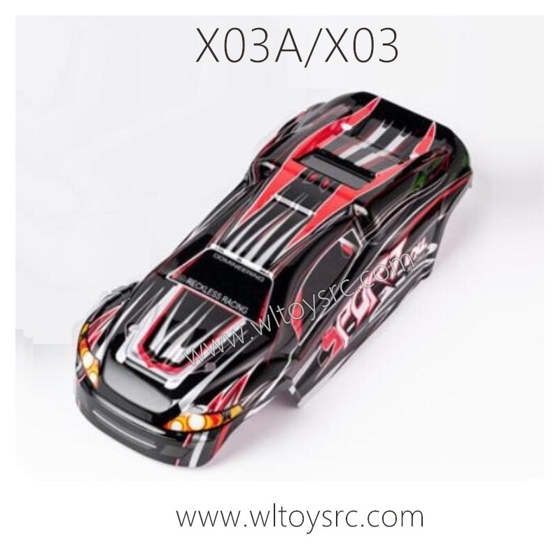 XLF X03A X03 RC Car Parts, Car Shell