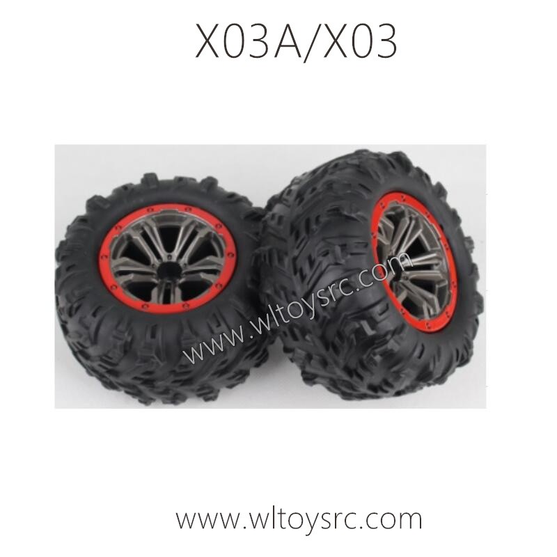 XLF X03A X03 RC Car Wheels