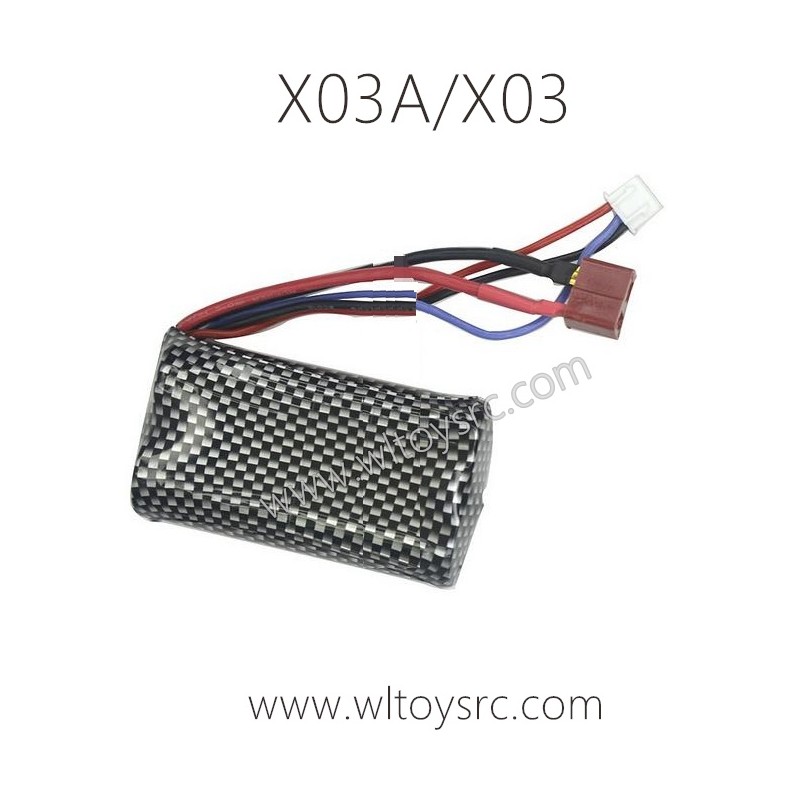 XLF X03A X03 RC Car 7.4V 1500mah Battery
