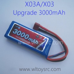 XLF X03 RC Car Upgrade Lipo Battery 7.4V 3000mAh