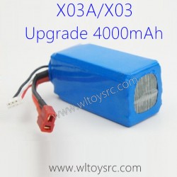 XLF X03 RC Car Upgrade Large Capacity Battery 4000mAh