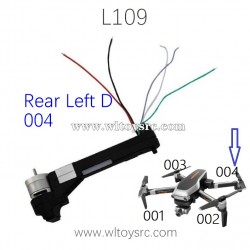LYZRC L109 Pro Drone Parts Rear Left D 004 Arm Kit with Brushless Motor