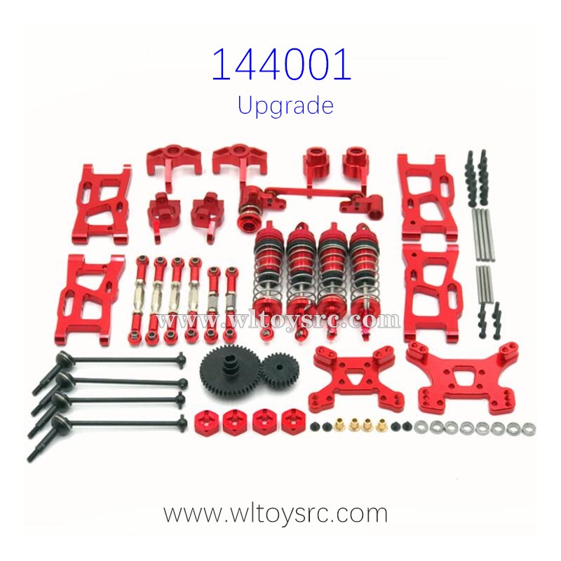 WLTOYS 144001 Metal Upgrade Parts Big Gear Bone Dog Shaft Set