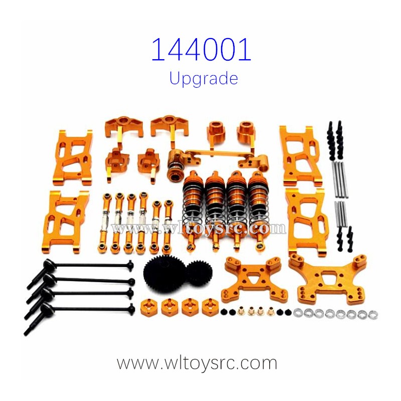 WLTOYS 144001 Metal Upgrade Parts Big Gear Golden