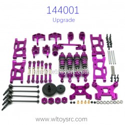 WLTOYS 144001 Metal Upgrade Parts Big Gear and Shocks