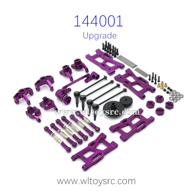 WLTOYS 144001 Metal Upgrade Purple
