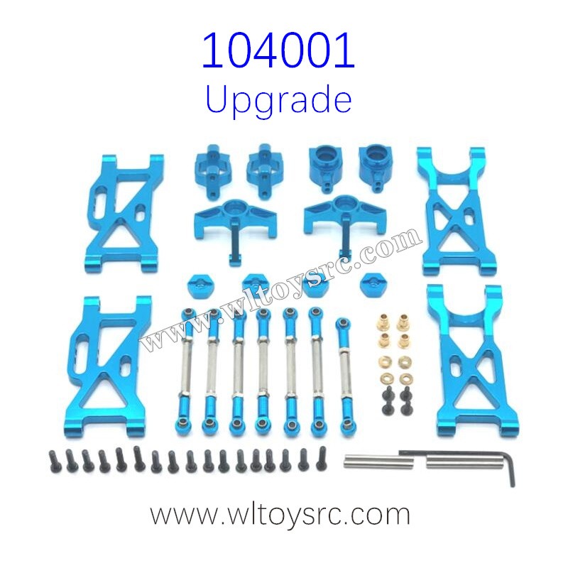 WLTOYS 104001 Upgrade Parts Metal Swing Arm and Connect Rod kit