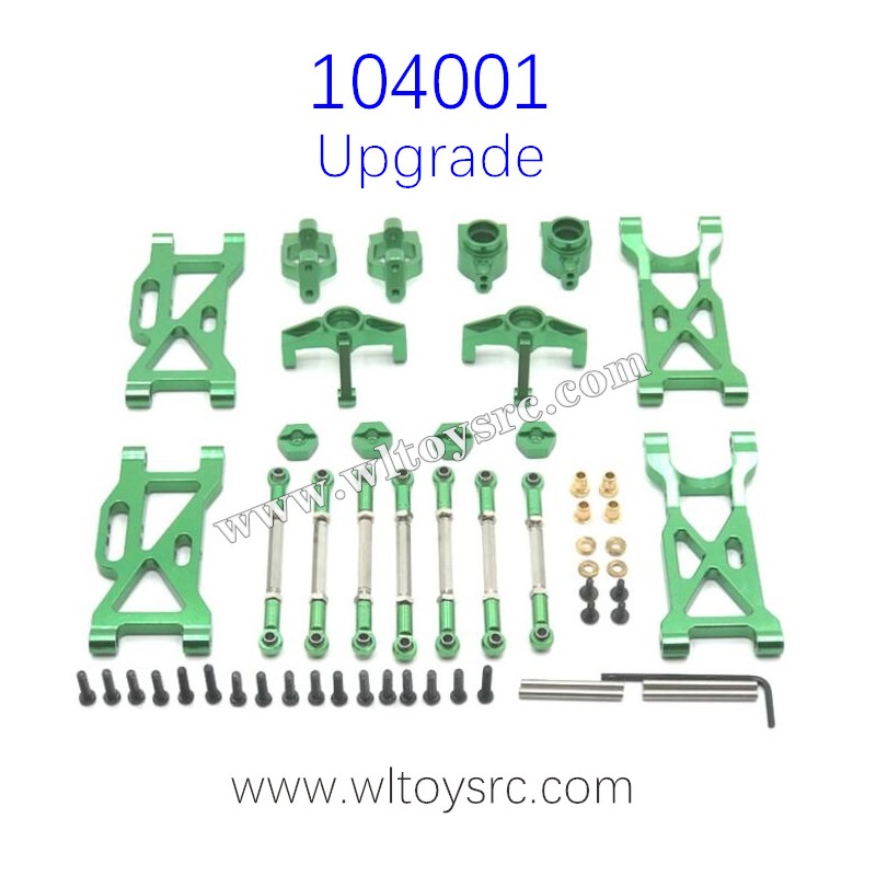 WLTOYS 104001 RC Car Upgrade Parts Metal Swing Arm and Connect Rod kit