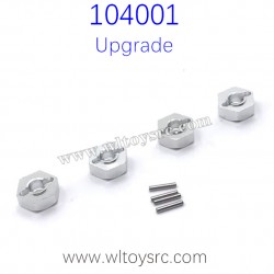 WLTOYS 104001 Upgrade Parts Hex Nut with Pins Grey