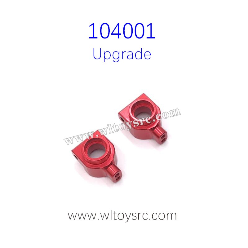 WLTOYS 104001 Upgrade Parts Rear Wheel Cups Red