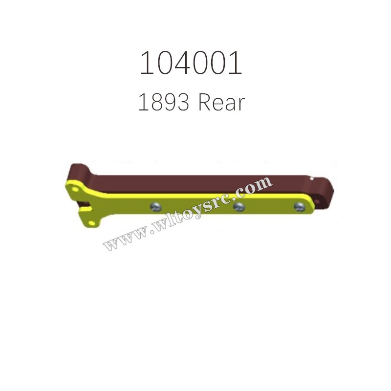 WLTOYS 104001 1/10 Parts Rear Bottom Reinforcement Piece 1893
