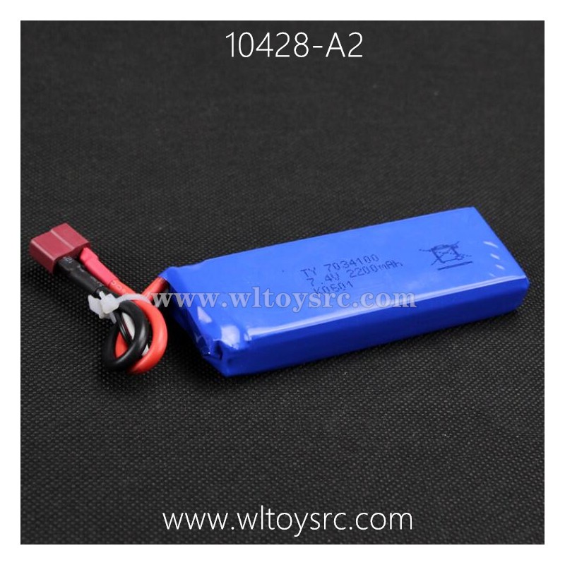 WLTOYS 10428-A2 Parts, 7.4V Lipo Battery